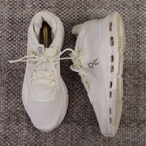 On Running Cloudnova All White Sneakers Womens 8.5 3WE30220108 Running Shoes